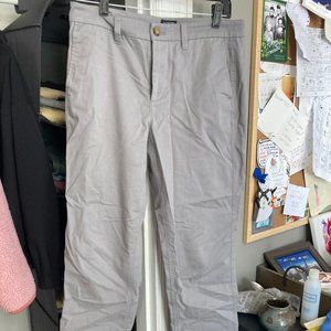 J. Crew High-Rise, Gray Girlfriend Chino, Size 6
